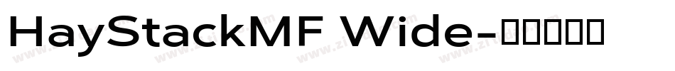 HayStackMF Wide字体转换
